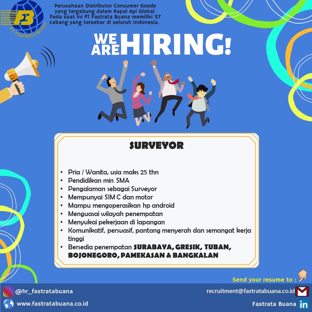 psycho_suntee's tweet photo. We Are Hiring!
#lowongankerja #lowkerjatim #lowkersurabaya #vacant #kapalapi #surveyor https://t.co/U8rG62CVMM