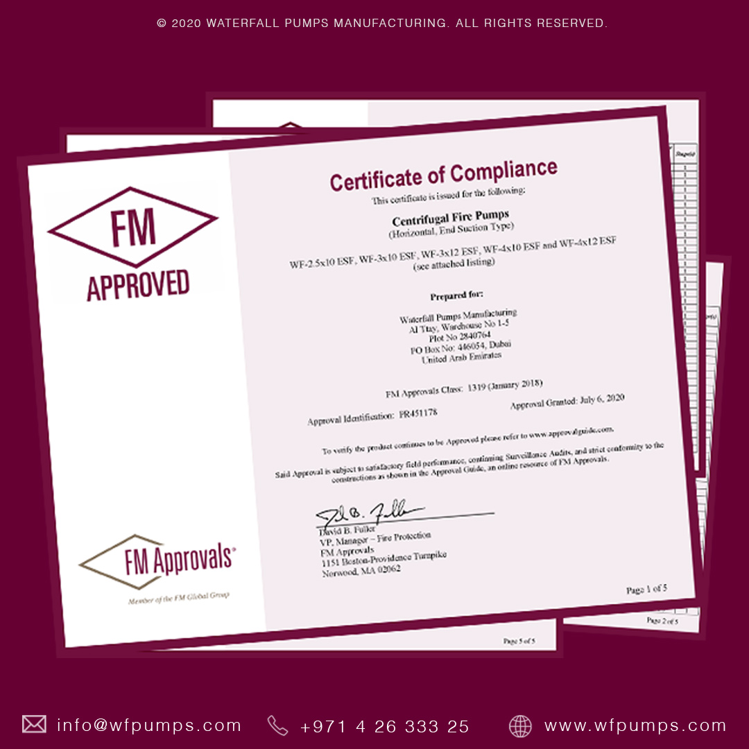 wfpumps's tweet photo. WF Horizontal End Suction Fire Pumps is now officially FM Approved!
#wfpumps #firepumps #firefighting #fmapprovals #endsuction #firesafety #fireprotection #dubai #uae
Click this article for more information: https://t.co/Gwfom12Bg3 https://t.co/NfUQeybung
