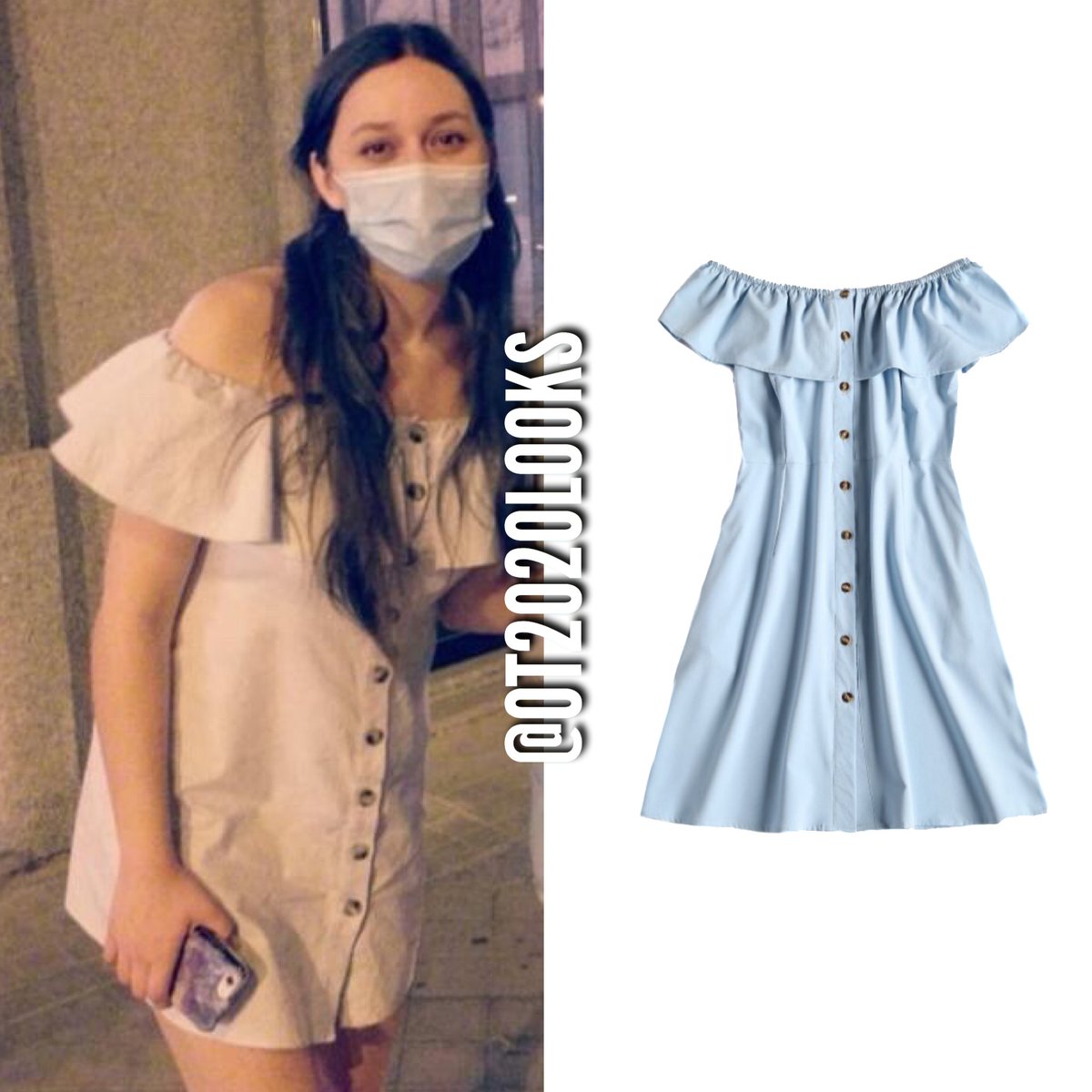 ot2023looks's tweet photo. 👗 Vestido Bardot Botones
📍 @zaful
💸 18,00 € (antes 29,00 €)

🔗 Compra el look en mi 21Buttons (link en bio)
#️⃣ #eva #looks #operaciontriunfo #canalot7j #fashion https://t.co/yx1kq2WghD