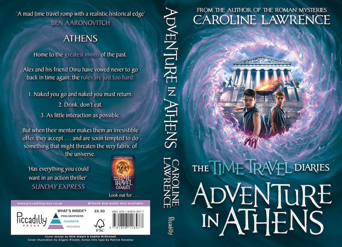 CarolineLawrenc's tweet photo. @MenaiN @Yvielou77 @MrBoothY6 @smithsmm @KarlDuke8 Teachers! If you are studying Greece & want some history in addition to mythology, my brand new #TimeTravelDiaries #AdventureInAthens, beautifully illustrated by @saramulvanny, is the book for you! Please spread the word! #KS2 #KS3 https://t.co/jDtT2vA71X https://t.co/WrMoyAFxx6