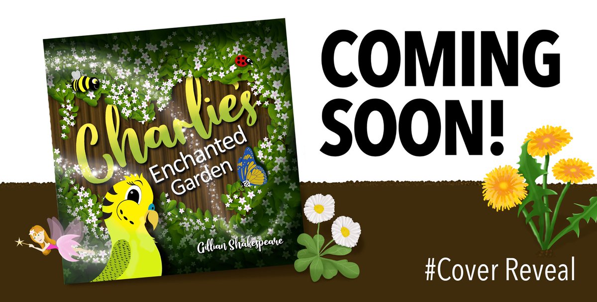 Cover reveal! I’m excited to finally reveal the cover of my debut children’s #picturebook Charlie’s Enchanted Garden. Book coming soon! #coverreveal #writingcommunity #kidlit #childrensbook #booklaunch #newbook #bookcover #childrensbookart #kidlitillustration