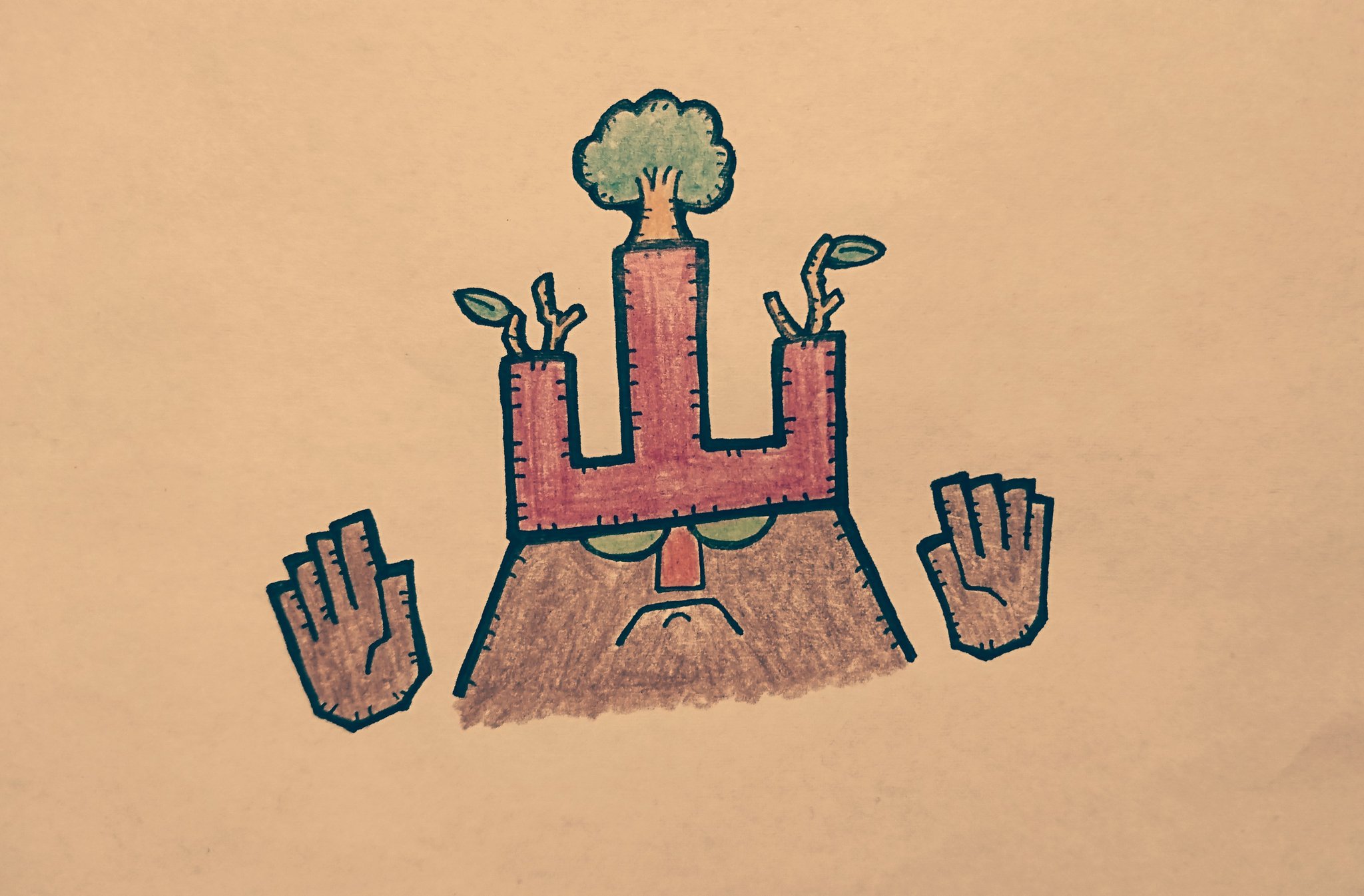 古川決定率 お疲れ様です 本日のイラストになります 文字に命を与えるシリーズ 漢字の 山 です だいぶ山っぽくできました よろしくお願いします 絵 イラスト 絵がすこし描ける芸人 文字に命を与える絵 T Co N4p9tfibsq Twitter