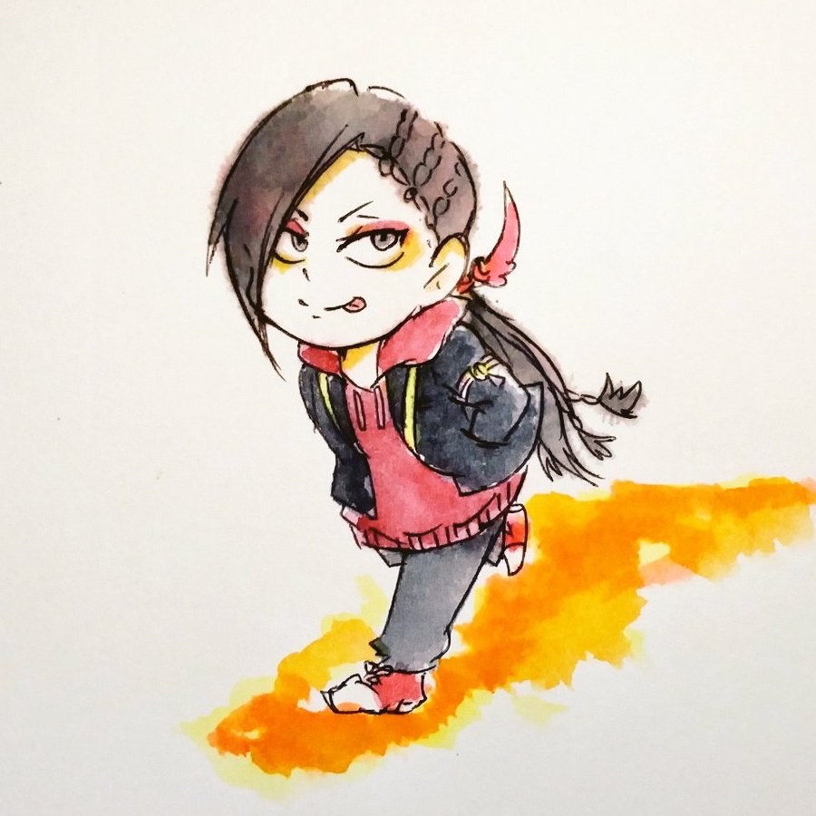 #緊急メンテでTwitterに居るツイステ民と繋がりたい

八割ネタ絵、一割が顔彩、一割がネタ絵 