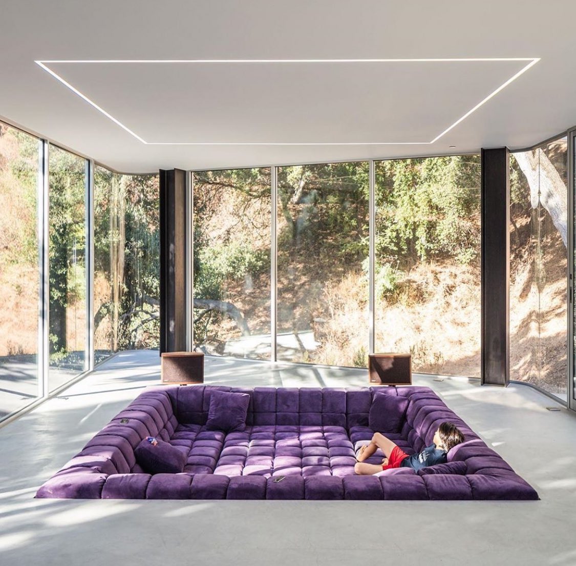 INTERIORPORN1's tweet photo. Sunken living room concepts are uniquely beautiful https://t.co/EBVKxullSQ