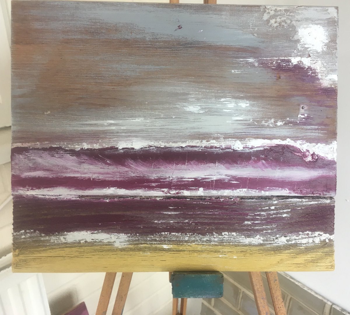 tomthebrus's tweet photo. Purple moonlight  five new works on reclaimed cedar board . Using recycled eggshell , oil paint and fillers .
 12 x 9  . Ready to hang .Will be on sale at # Deepdale market ,pop up shop , 16.06.20 -19.06.20 https://t.co/vDh6HS4hz3