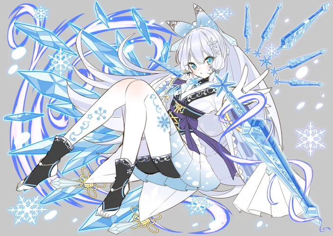 雪女ちゃん再掲～❄️ 
