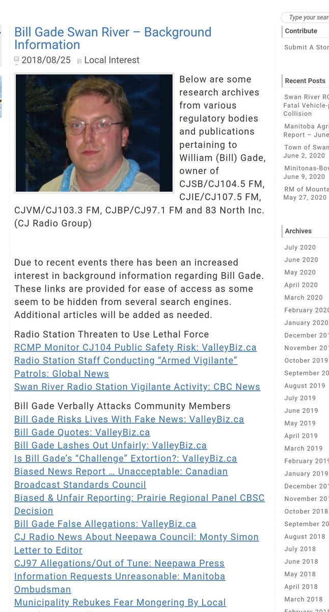 BoldlyCanada's tweet photo. There is a GoFundMe for the family of accused domestic terrorist Corey Hurren set up by Bill Gade. 

Here is some background on Bill Gade.

https://t.co/AZIAirqN13

#cdnpoli #cdnmedia https://t.co/2bJWS7UrDy