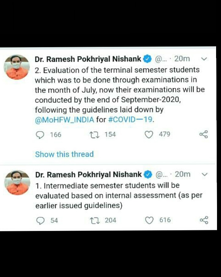 Prashant_change's tweet photo. Why do we realize late?Why do we need Sushant to realize about depression and George Floyd to realize racism exists?So we hope ths time the death of children isn't needed to realize that student lives matter, Are WE FINAL YEAR students are immune to covid?
#FINALYEARBOYCOTTEXAMS https://t.co/Hf6cSK3zrM