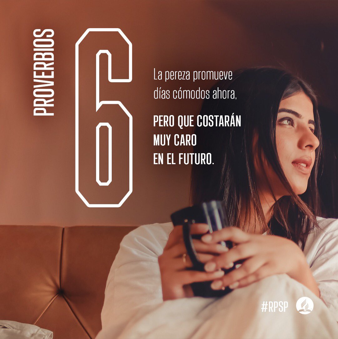 Pr_JaimePerez's tweet photo. #Prov6|
Dios nos aconseja sobre la pereza:
“Ve a la hormiga. Mira sus caminos, y sé sabio;
La cual no teniendo capitán, Ni gobernador, ni señor,
Prepara en el verano su comida, Y recoge en el tiempo de la siega su mantenimiento.
¿hasta cuándo has de dormir y te levantarás?...” https://t.co/t7wYzhjvmZ