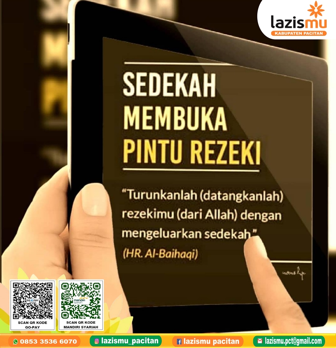 Yuukkk...perbanyak sedekah untuk hidup makin berkah.