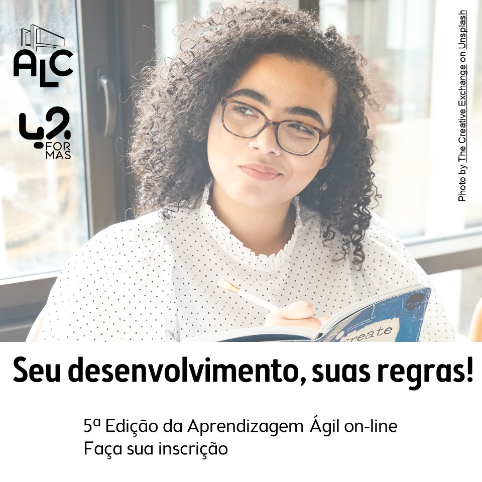 “Cada pessoa precisa assumir responsabilidade pelo aprendizado que julga importante.”
Catherine Lombardozzi

Venha praticar na 5a edição da Aprendizagem Ágil on-line. Inscreva-se aqui: bit.ly/5aedicao

#alc #alcsaopaulo #42formas  #aprendizagem #futuro #agilelearning