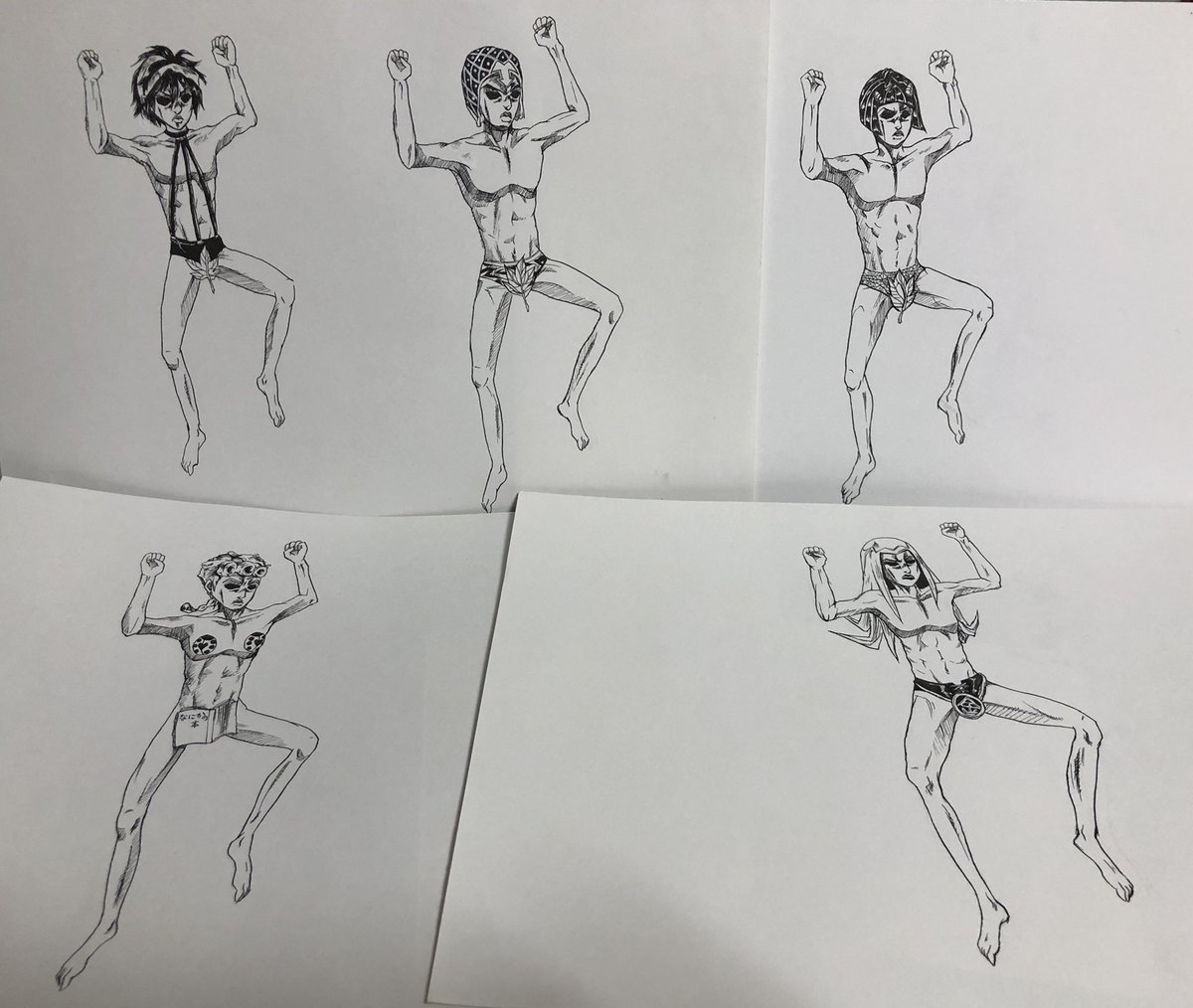 【押入から出てきたシリーズ】
20年位前に描いたギャングの絵です
(ラミカにしようとしていたと思われる) 