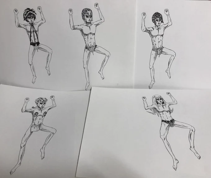 【押入から出てきたシリーズ】
20年位前に描いたギャングの絵です
(ラミカにしようとしていたと思われる) 