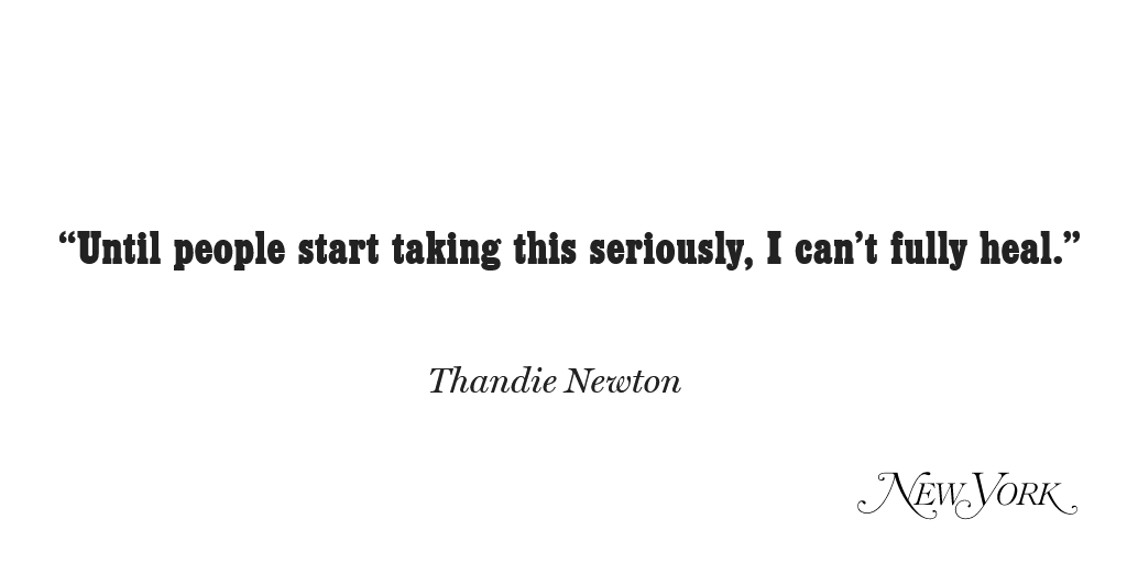"What I am evidence of is: You can dismiss a Black person. If you’re a young Black girl and you get raped, in the film business, no one’s going to f*cking care. You can tell whoever the f*ck you want, and they’ll call it an affair." nym.ag/3gAfR45