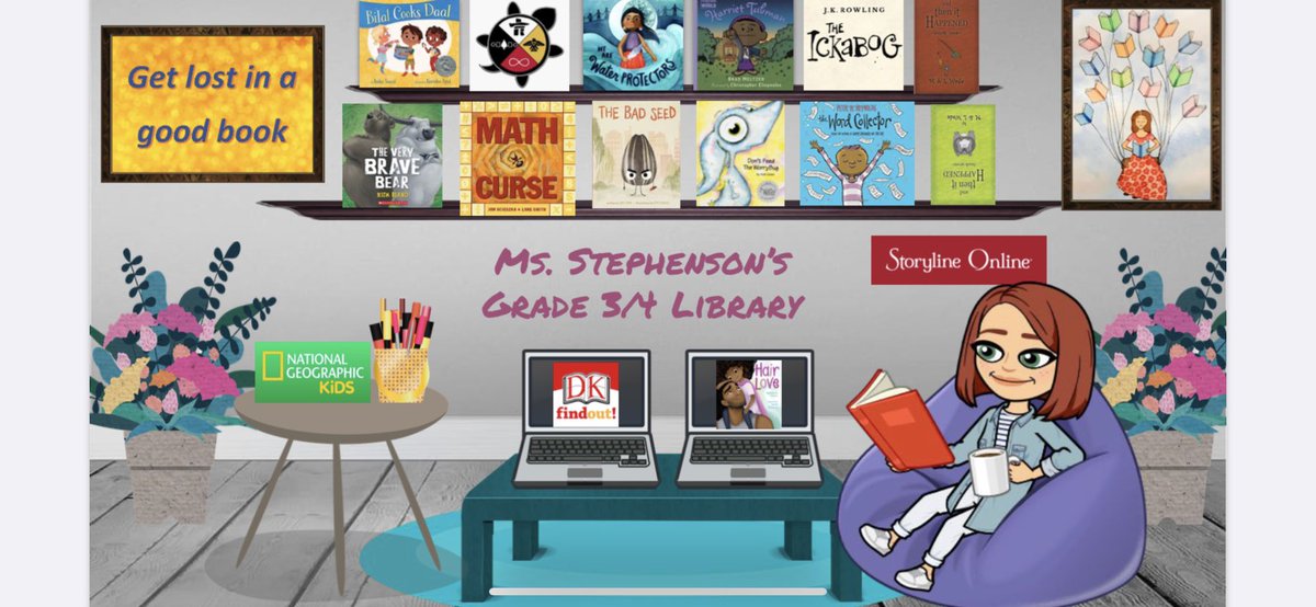 RedHead_Teach's tweet photo. Excited for Day 2 of #tdsbsummer @TDSB_GW 🎉 Exploring meaningful texts in our virtual library this morning https://t.co/HK5g2i9Svu