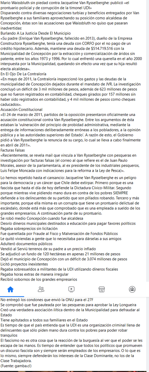 monoconcasco's tweet photo. Mario Waissbluth sin piedad contra Jacqueline Van Rysselberghe: publicó «el prontuario policial y de corrupción de la timonel UDI» https://t.co/AVsQAzI419