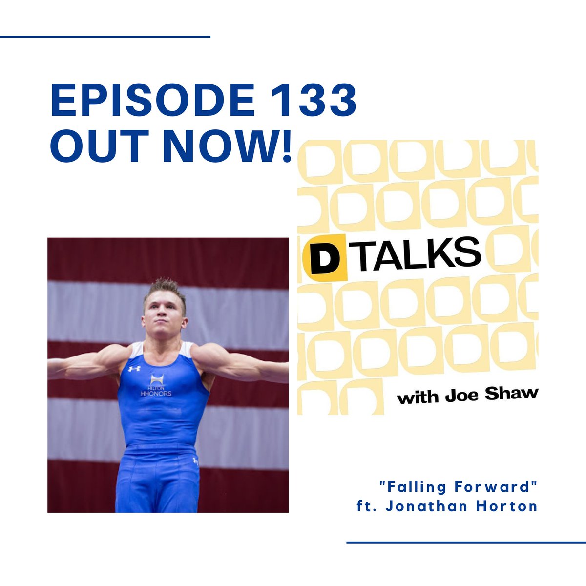 dtalkspodcast's tweet photo. Episode 133 - "Falling Forward" ft. @J_Horton11 is out now!
Grab the ep below, wherever you stream podcasts, or via the @VokalNow app!
https://t.co/Fc7k02U4X8
#FallingForward #beabetterdad
#dad2summit #BeVOKAL #olympics #AmericanNinjaWarrior
@dad2summit @DtalksJoe https://t.co/WZJiITPstG