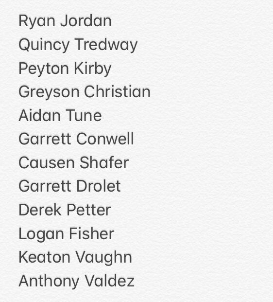 TXBaseball14's tweet photo. Congratulations to these 12 Azle 2020 Senior Baseball Players for making the THSBCA Academic All State Team. #1%BetterEveryDay https://t.co/9trrjSyBVA