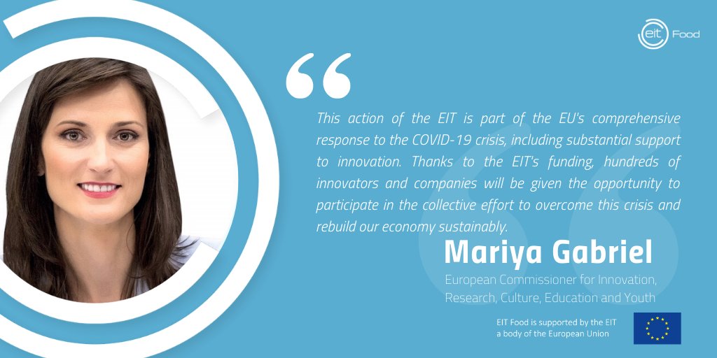 EITFood's tweet photo. 🥳Congrats to the 52 amazing #FoodHeroes that will receive funding as part of @EU_Commission response to #Covid19. Very proud to welcome @TU_Muenchen @INLnano @SwissDeCode @wastelessltd @MatisIceland @rikoltoBE @Unicatt & many more! https://t.co/gSEBE7323O #ImprovingFoodTogether https://t.co/WvfUcHp6tU