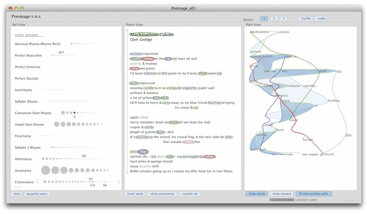 Poemage is a visualization system for exploring the sonic topology of a poem sci.utah.edu/~nmccurdy/Poem…