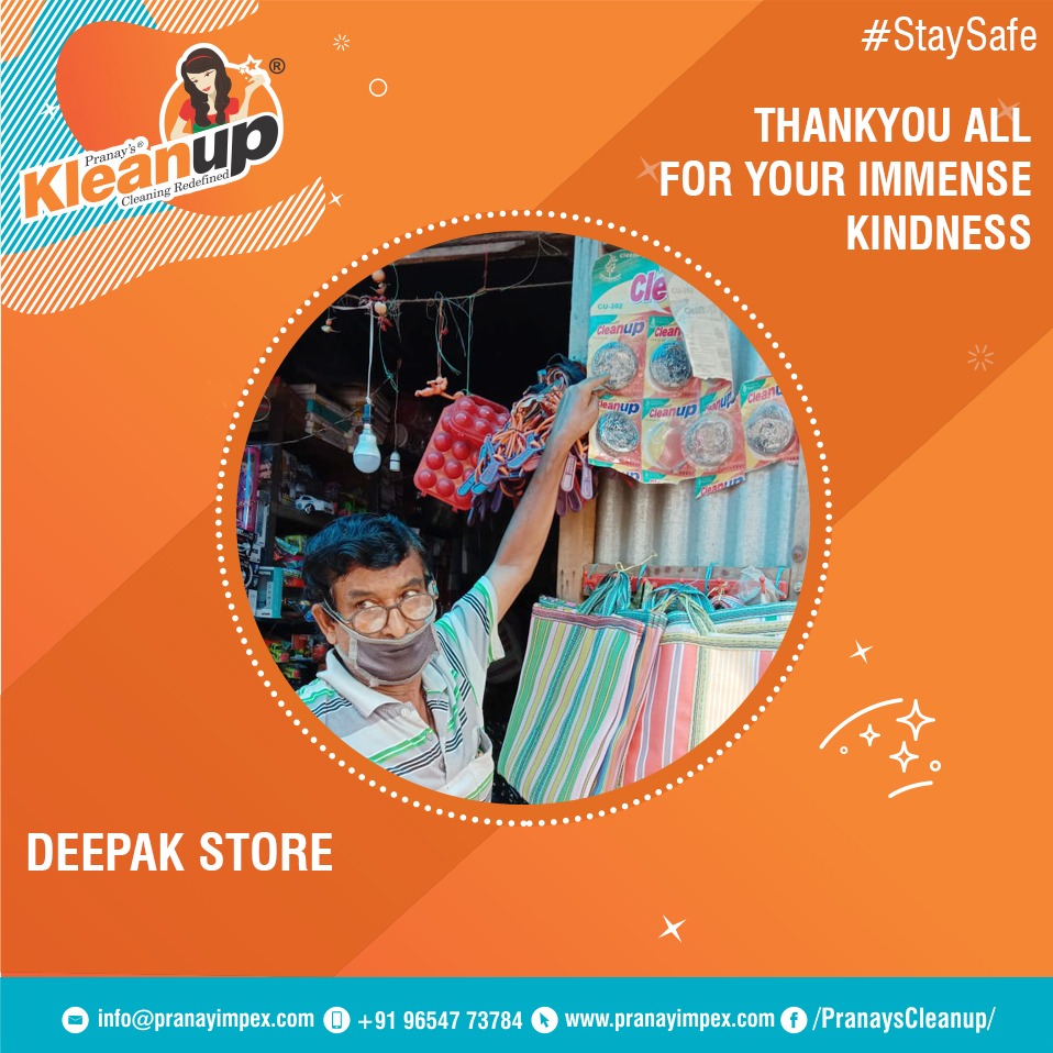 ImpexPranay's tweet photo. We are thankful to all the shopkeepers who step out of their homes during the #lockdown for serving the humankind. We pay our most sincere gratitude for your kindness..
Contact Us For More Information:  https://t.co/OijMQxWq5S
#Kleanup #PranayImpex #ThankfulShopkeepers https://t.co/aHA1HmzxPQ