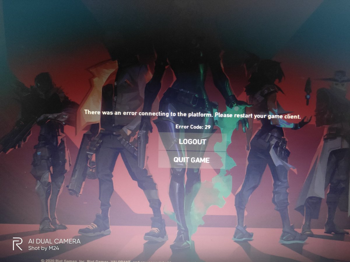 ManiGopu1's tweet image. @PlayVALORANT @ValorantUpdates @VALORANTIndia_ @ProjectVALORANT 
Please Try to Fix The Error 29. so many times I am facing with same Error 29. And so many people&apos;s also facing with same Problem. please Do it Fast and Perfect #Error29 #VALORANT #RiotGames @riotgames @RiotSupport