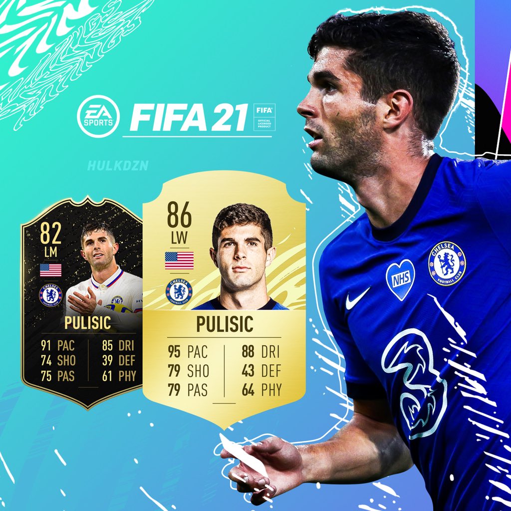 Christian Pulisic Rating - Fifa 20 Player Card Pulisic Page 5 Line 17qq