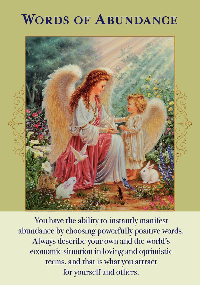 CanadianMystic7's tweet photo. Angel Oracle Card😇💕💞💖 Words of Abundance
🌻🌺 July 7th🌻🌺
#angeloracle #angelsofAbundance #manifest #miracles #prosperity #success #angel https://t.co/03D0jNEi0P