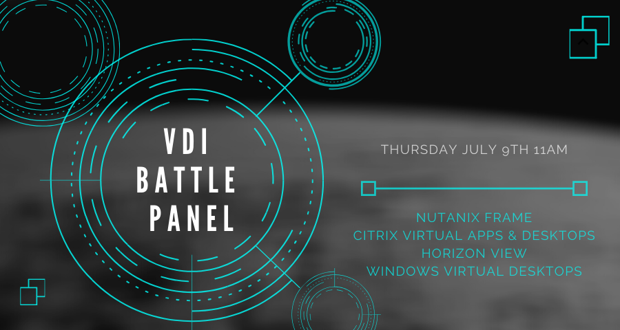 eGroup_Inc's tweet image. Don't forget: Sign up for Thursday's Weekly Tech Talk!
Virtual Desktops and Workspaces Battle Panel:
Our team will be comparing the leading VDI and workspace solutions.
Tune in to see who will take the crown.
bit.ly/3gKokCK
#vdi #remoteworksolutions #businesssolutions