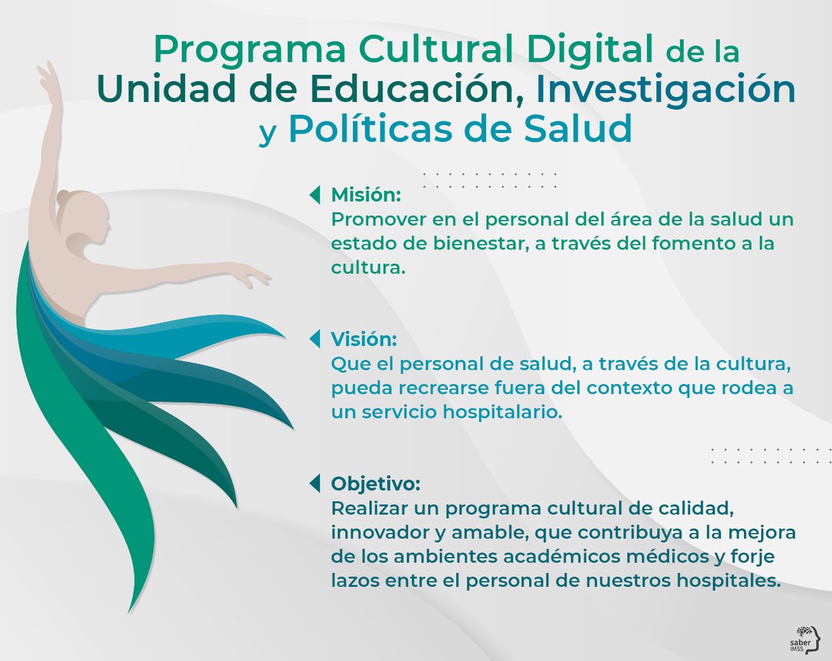 Saber_IMSS's tweet photo. Espera próximamente el nuevo Programa Cultural Digital de la UEIPS. Mantenemos la misión, visión y objetivo; adaptado a un formato virtual, atendiendo las necesidades ocasionadas en la contingencia por #COVID19 
#ProgramaCulturalUEIPS https://t.co/yS9Or4GqBw