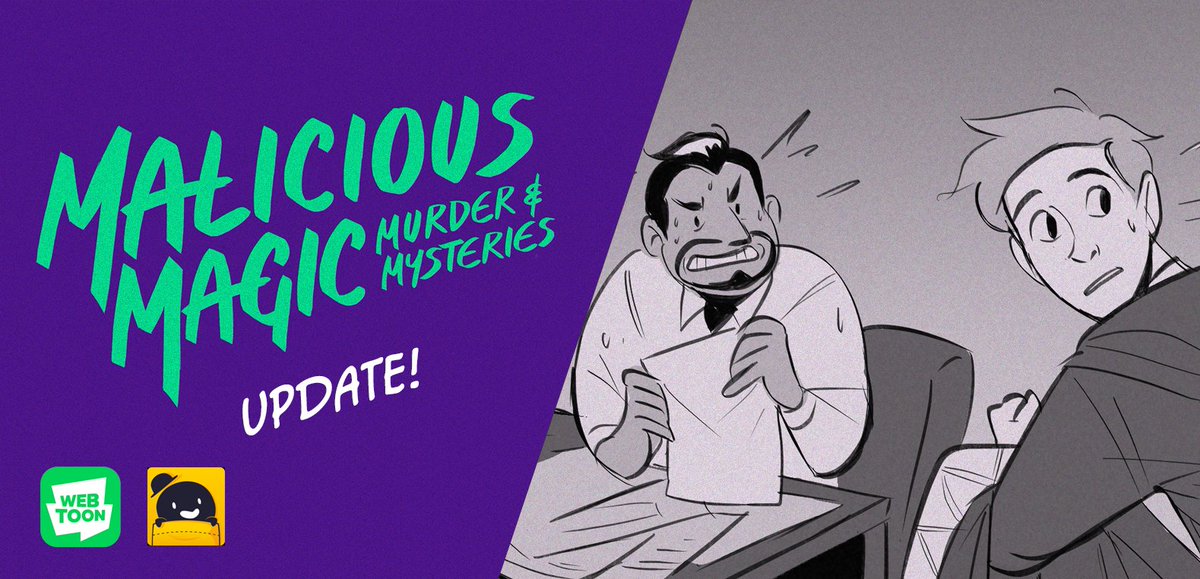 charratastica's tweet photo. Here's the weekly tweet to remind you we've updated #MaliciousMagic! ✨
Webtoon https://t.co/QV7QGj2l0G
Tapas ENG https://t.co/jdTaJ56dQq
Tapas ESP https://t.co/69VMs4fYQt
#webcomic #UPDATE https://t.co/lD2xh840Ez