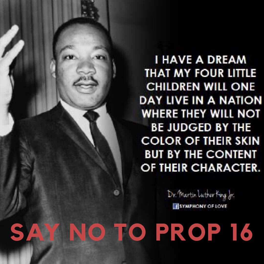 FoundationToc's tweet photo. @richard67701779 Prop 16 attacks civil rights of every Californian, Prop 16 legalizes discriminations！Vote #NoProp16 #NoACA5 Defend #Prop209 https://t.co/DEolKsb802