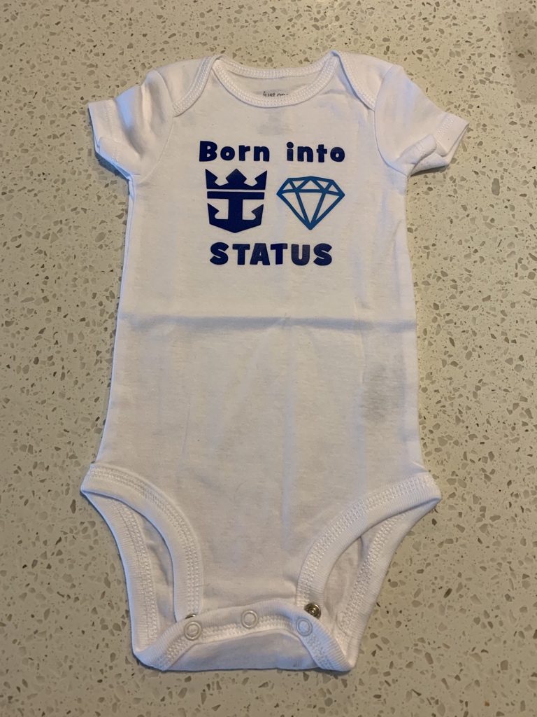 mpoole3's tweet image. Baby Conner is less than a month away! But he’s gearing up for all his @RoyalCaribbean cruises next year. #DiamondPlus