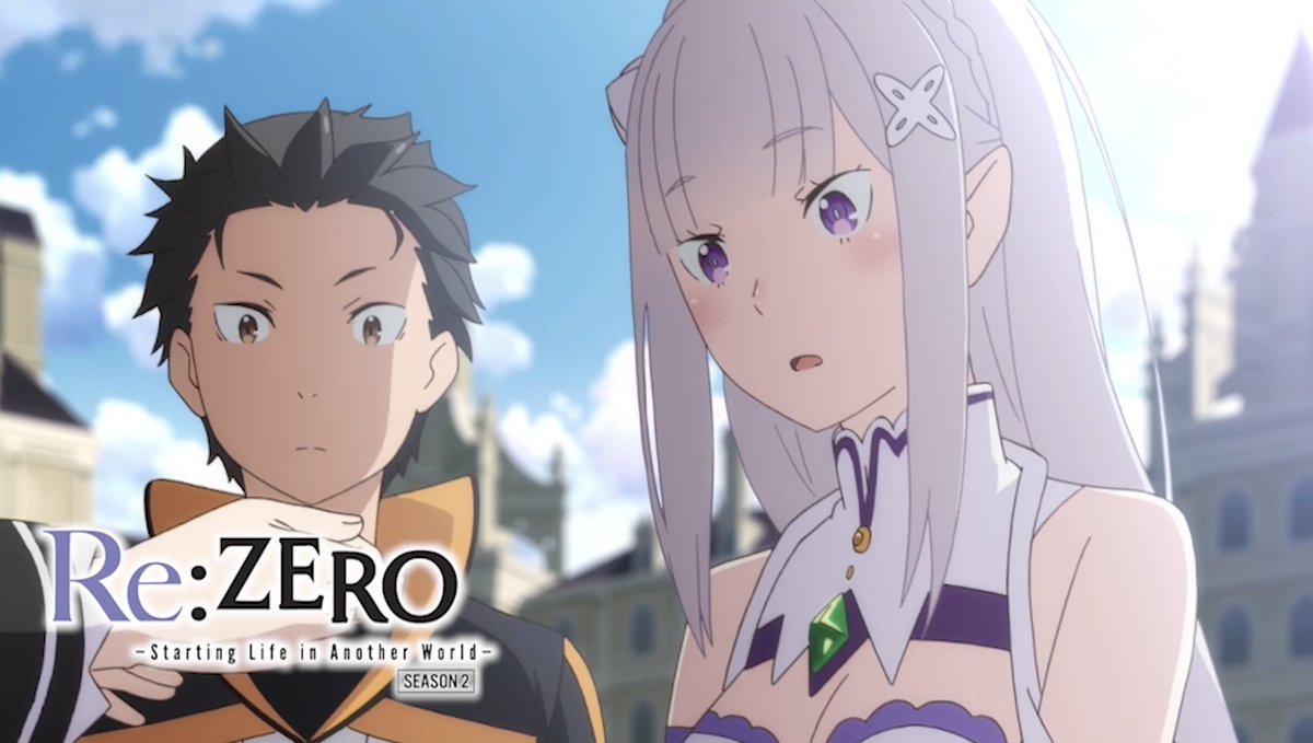ReZero_En's tweet photo. Here's the EXACT Time Re:ZERO Season 2 Launches Tomorrow! 

💜More: https://t.co/SN5txdZ5mo https://t.co/JizpOMCQJj
