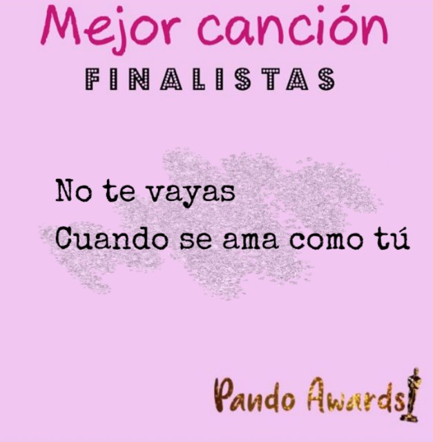 pandoawards_'s tweet photo. ~Mejor canción~
Las nominadas son
"No te vayas"
"Cuando se ama como tú"
🤍 https://t.co/Ij29W5wakg