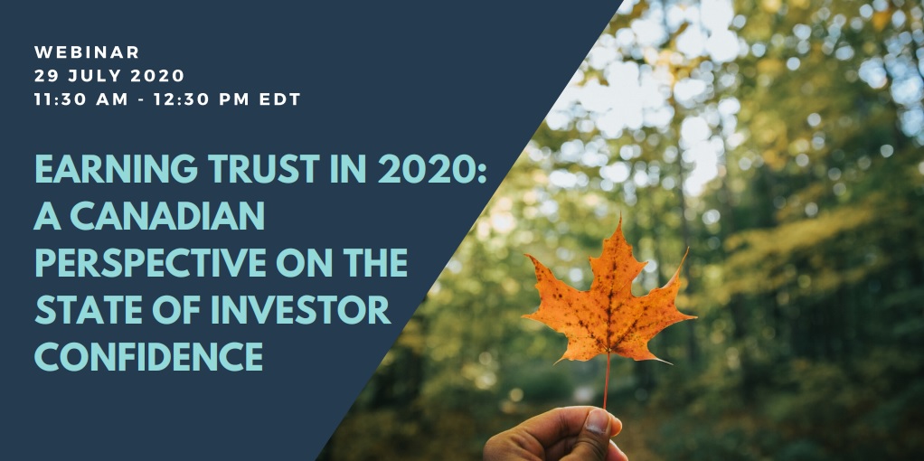What does it take for someone to put their capital at risk and entrust their funds to someone else to manage? Join us to explore how trust in the industry has evolved, while the essential characteristics of trust endure bit.ly/2DgvK17
