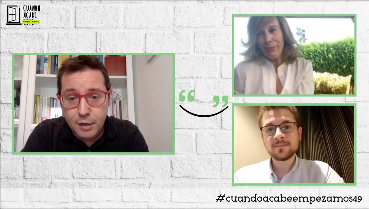 ¡Muchísimas gracias <a href="/MariaEizaguirre/">MEC</a> y <a href="/janogarcia_/">Jano García</a> por esta conversación que da para reflexionar!👏🏼

💬Si te perdiste esa fantástica entrevista que, desde luego, no tiene desperdicio, puedes volver a verla aquí👇🏼

🔶YouTube: youtube.com/watch?v=7Gbm3Z…

#CuandoAcabeEmpezamos49