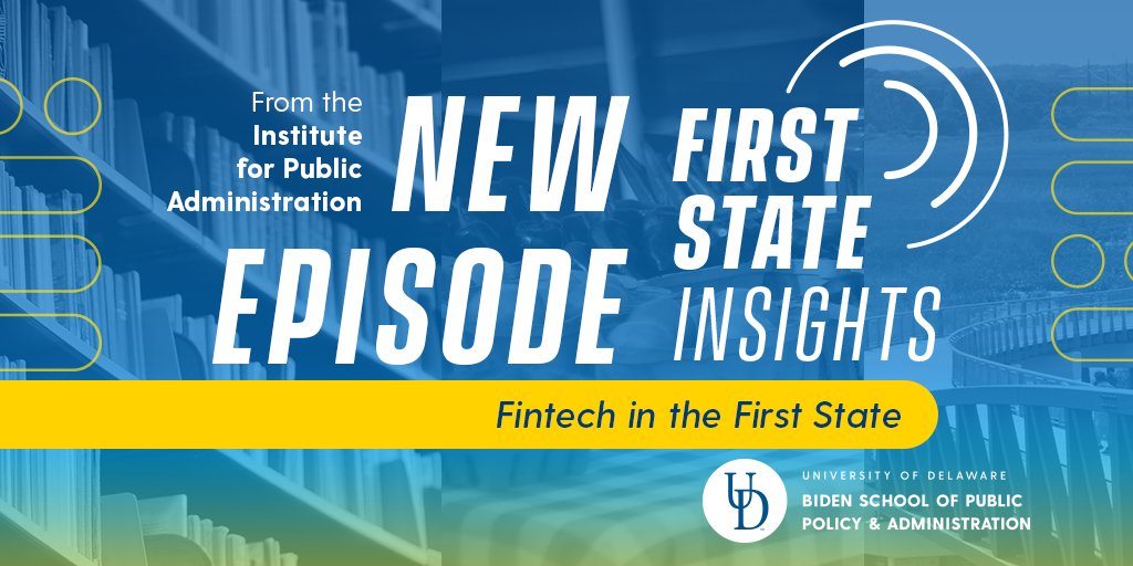 DelawareIPA's tweet image. .@UDBidenSchool alumnus @JohnCollins joins @TDMix for the latest First State Insights to talk #fintech, Delaware #econdev potential, and opportunities for financial services #innovation during (and after) COVID-19
soundcloud.com/first-state-in… @FSFL302 @FS_Vector #choosedelaware #netde