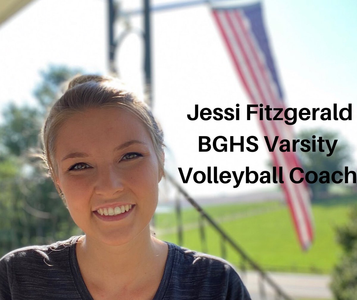 Introducing Jessi Fitzgerald BGHS  Varsity Volleyball coach. Jessi played volleyball at Wilson Memorial High School. She graduated from Wilson in 2012. She then became the assistant Varsity coach at Wilson in 2015 and has held the head JV Coaching position there since 2017.