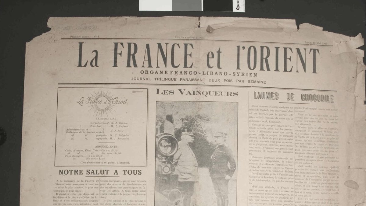 In Havana, Cuba in 1919, French consular staff joined Syrian emigre editors to produce Fransa wa-l-Sharq, a trilingual serial in Arabic, French, and Spanish that touted the "benefits" of French colonialism in the homeland.The move was supposed to stanch nationalist sentiment.