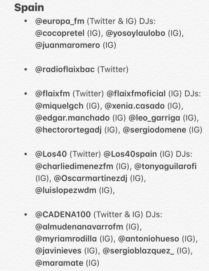 JJs...are we READY to make some noise in SPAIN? RT if you are 👀

Hit up these radio stations and their DJs &amp; request HARRIS J x AJ JUNG - KICK DOWN THE DOOR 

Let’s make ourselves heard worldwide! 🌎🖤🗣