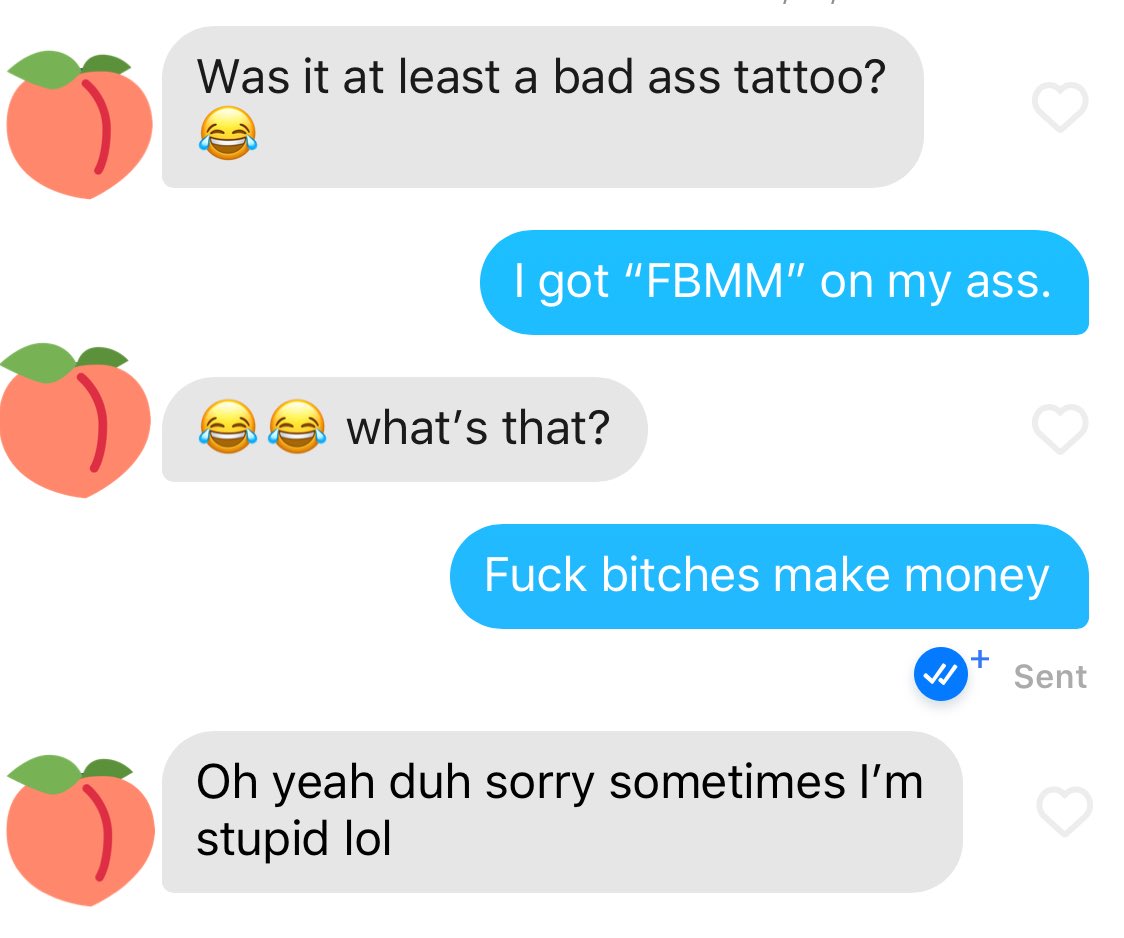 TinderReasons's tweet photo. #tinderreasons #whyimsingle #neverserious #neverforreal #alwaysplaying #tinder #tinderfails #fbmm https://t.co/jzVqE3BDlR