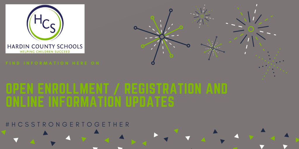 Here is a link that provides information for open enrollment / registration. It also provides details about online information updates. Please go to bit.ly/38AONyM for more information