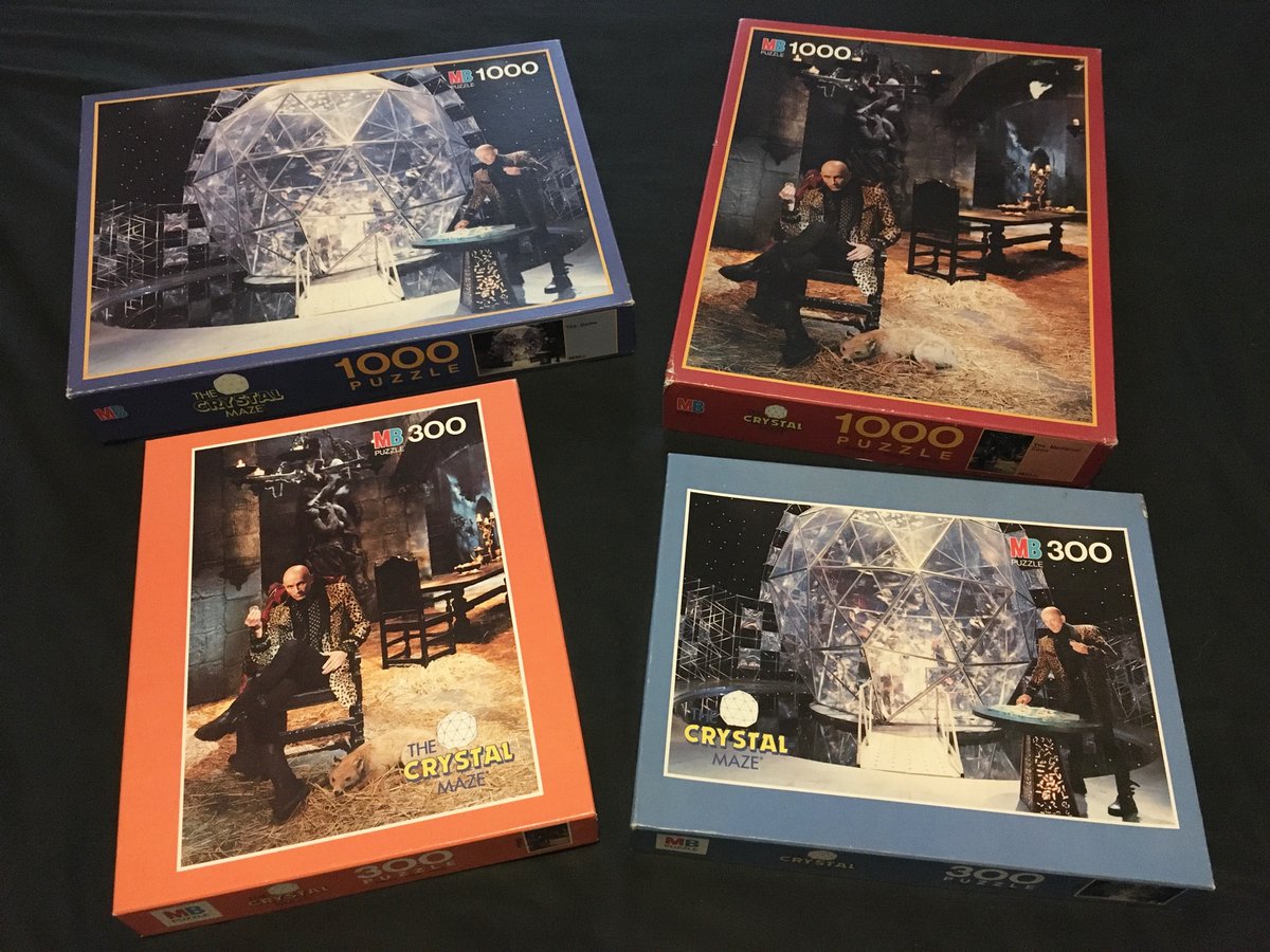 PhilNewtonE's tweet photo. Time to do some jigsaws. Now...where to start??? @TheCrystalMaze @CrystalMazeHQ 
#thecrystalmaze #medievalzone #crystaldome https://t.co/VXVkB0lvsP
