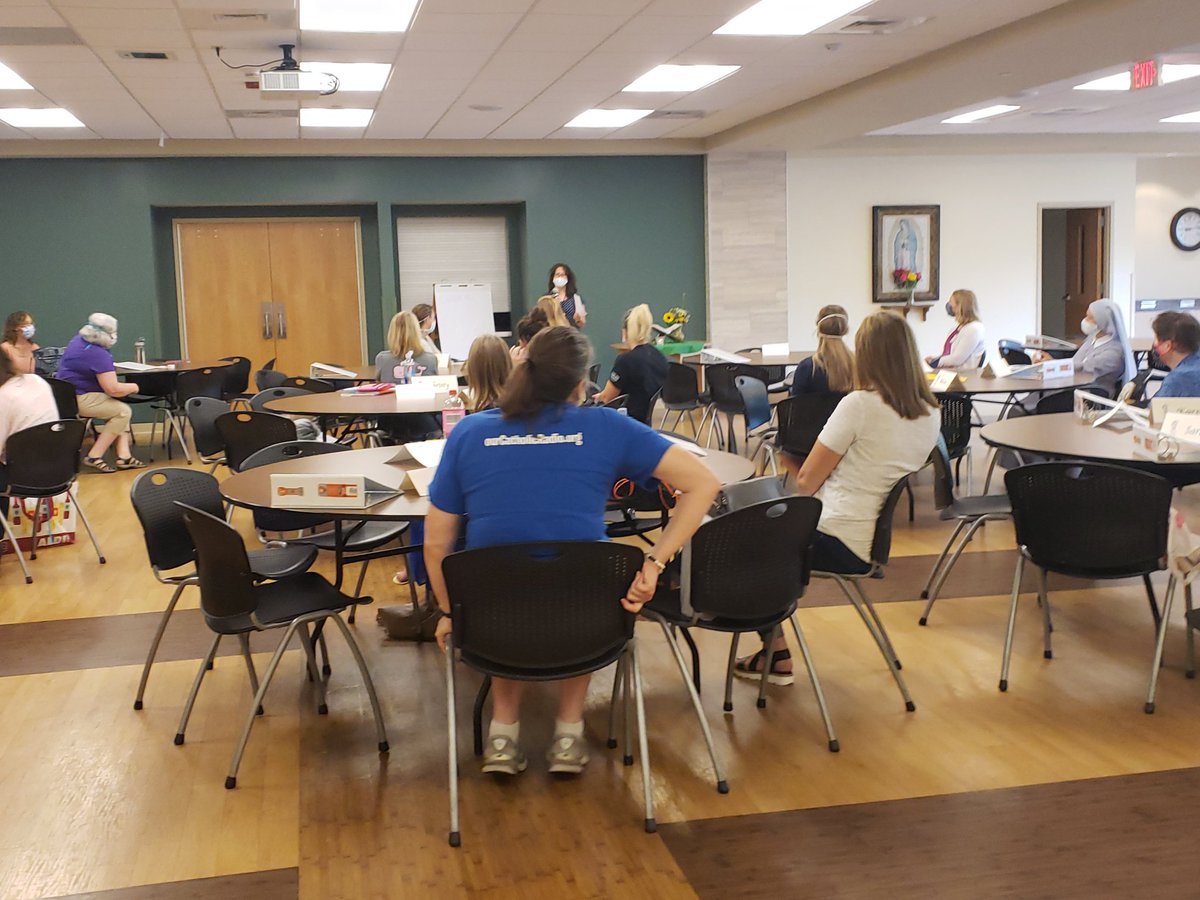 We welcomed 24 participants to the Catechsis of the Good Shepherd training this morning. Masks, social distancing and hopefully a lot of prayerful learning. Thanks to St. Gerard Majella for hosting <a href="/Archstl_ACA/">Catholic Appeal STL</a> for support and <a href="/CatholicEdSTL/">Office of Catholic Education and Formation</a>.  It's good to be face to face!