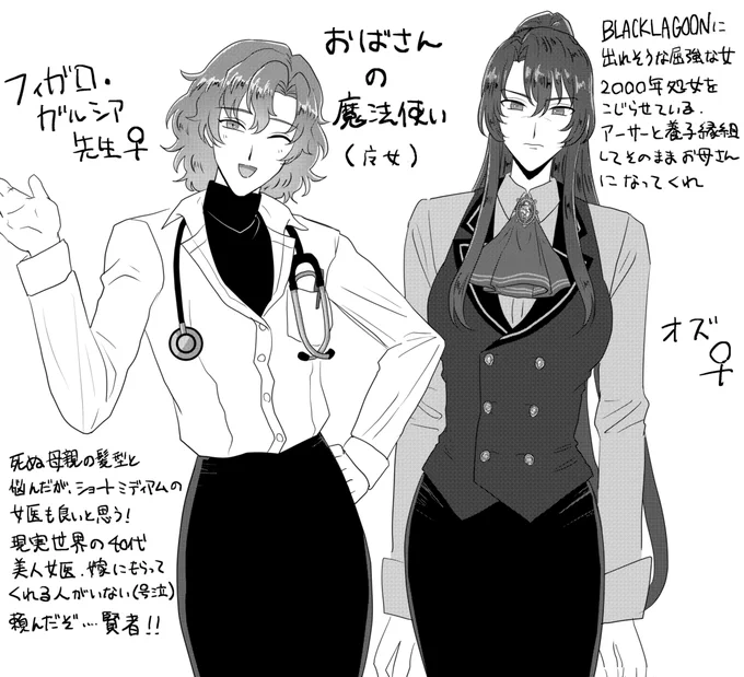 【女体化】
双子以外の先生組まとめ!
フィガ♀ オズ♀ シャイ♀ ファウ♀ 