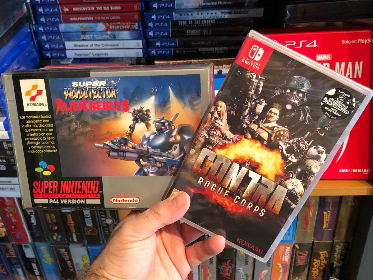 Betagarci's tweet photo. Ayer una tuve tarde de #probotector. #alienrebels y #hardcorps siguen tan frescos, emocionantes y exigentes como el día de su lanzamiento. Dos juegos increíbles que forman parte de la historia de los #16bits. Incuestionable influencia del título de #Megadrive en  #blazingchrome https://t.co/HUENznYkTA