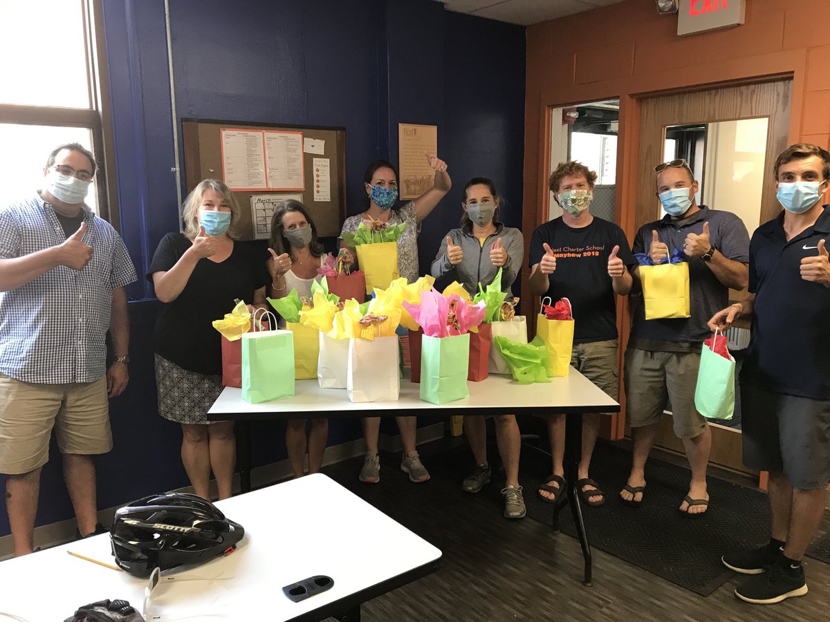 Next_Charter_HS's tweet photo. The staff wants to send out a big thank you to the generous parents at Next Charter School for the wonderful teacher appreciation gifts. You guys are awesome! https://t.co/FXUyrxiz8p