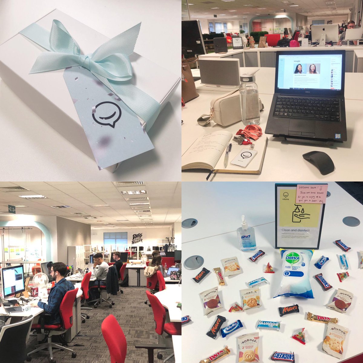 After 15 wks of lockdown/#WFH, our HQ has now become available for ‘team days’. Whilst we all still continue to remain remote, these team days will allow our people a day of variety from their home-working environments & the opportunity to catch up and collaborate.