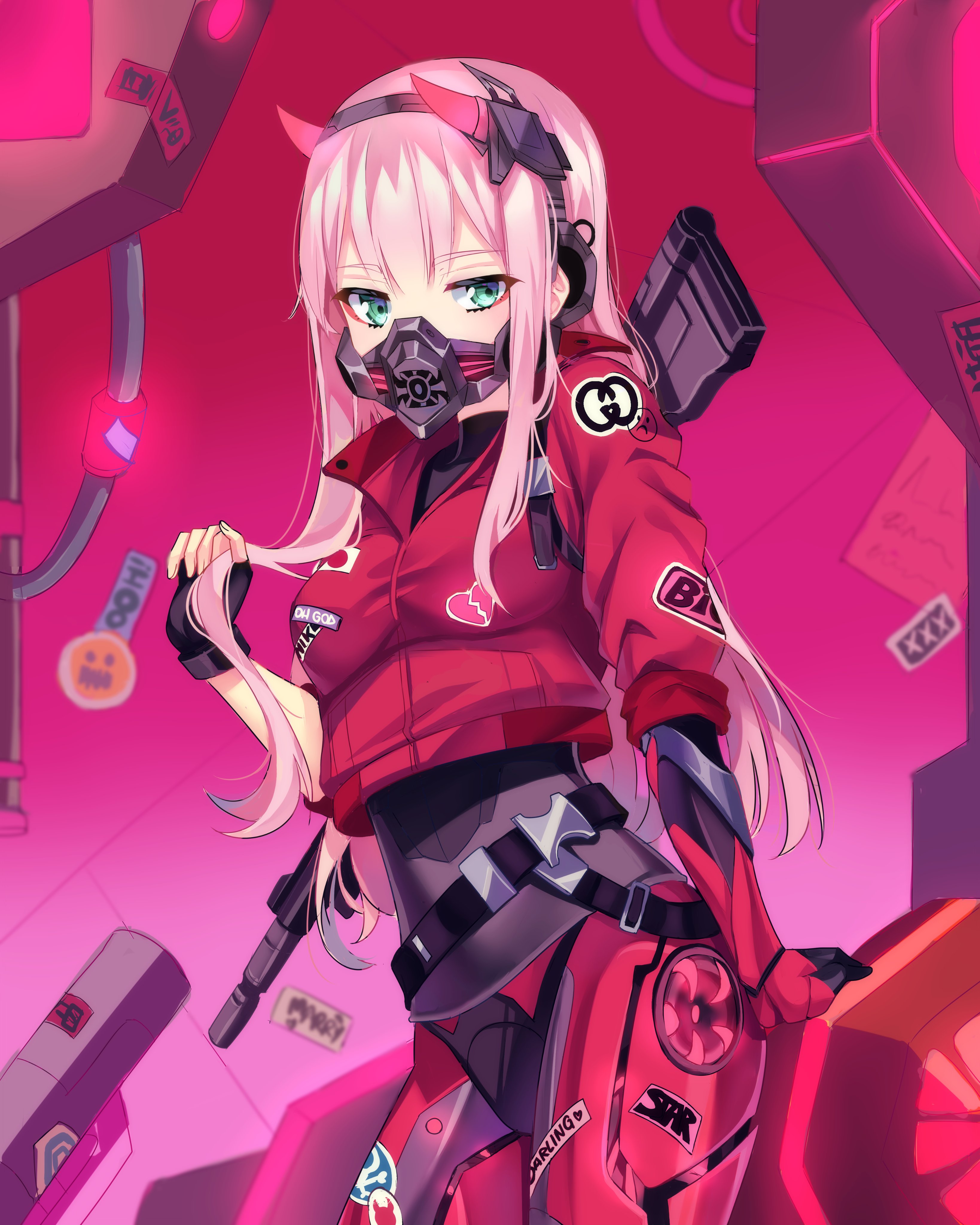 Yaya ややちゃん ﾟcomm Closed Zero Two Cyberpunk Style From Darling In The Franxx Zerotwo 002 Hiro Darlinginthefranxx Darling Franxx Demon Cyber Cyberpunk Yaya Anime Manga Cute Moe Kawaii Punk